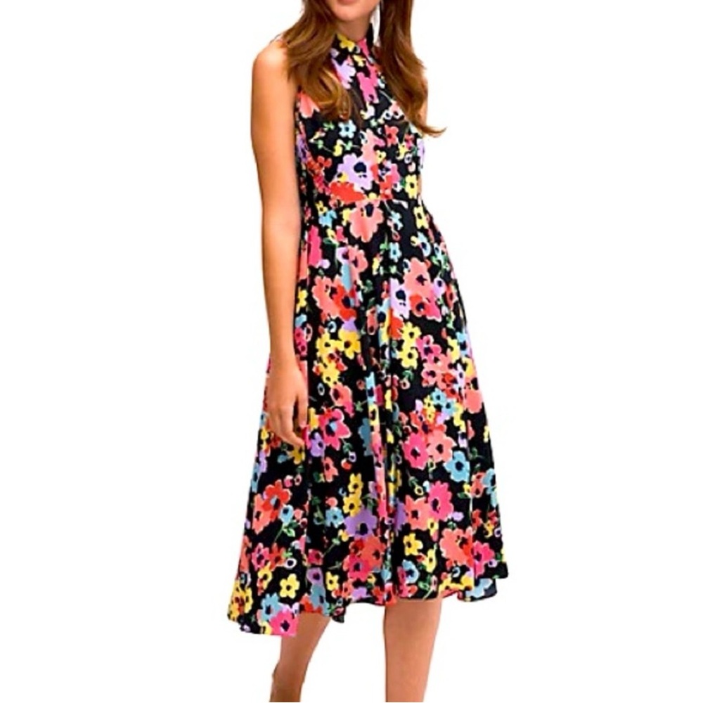 Kate Spade New York wildflower bouquet midi dress